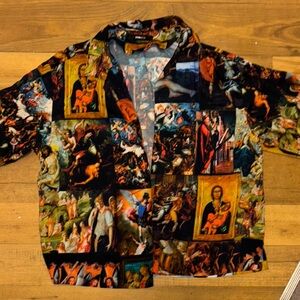 Fashion Nova colorful classic art paintings , Lightweight Shirt